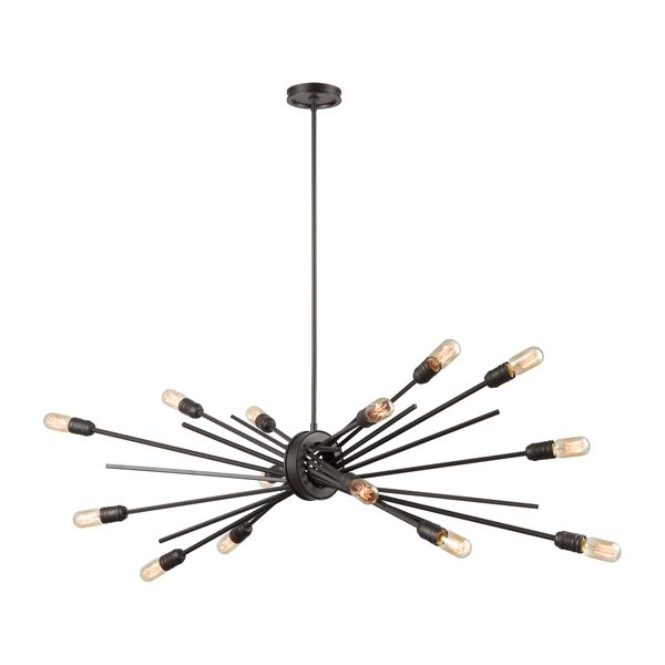 Xenia 54'' Wide 14-Light Chandelier - Oil Rubbed Bronze