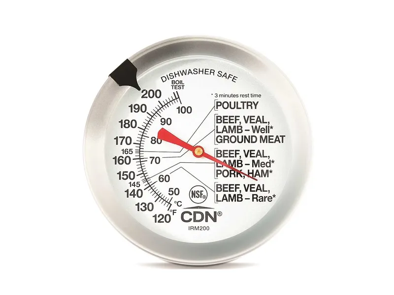 CDN Thermometer, Dial, Cooking Meat/Poultry Ovenproof Silver 3