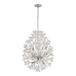 Celene 22'' Wide 12-Light Chandelier - Aged Silver 2
