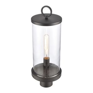 Hopkins 20.75'' High 1-Light Outdoor Post Light - Charcoal Black 5