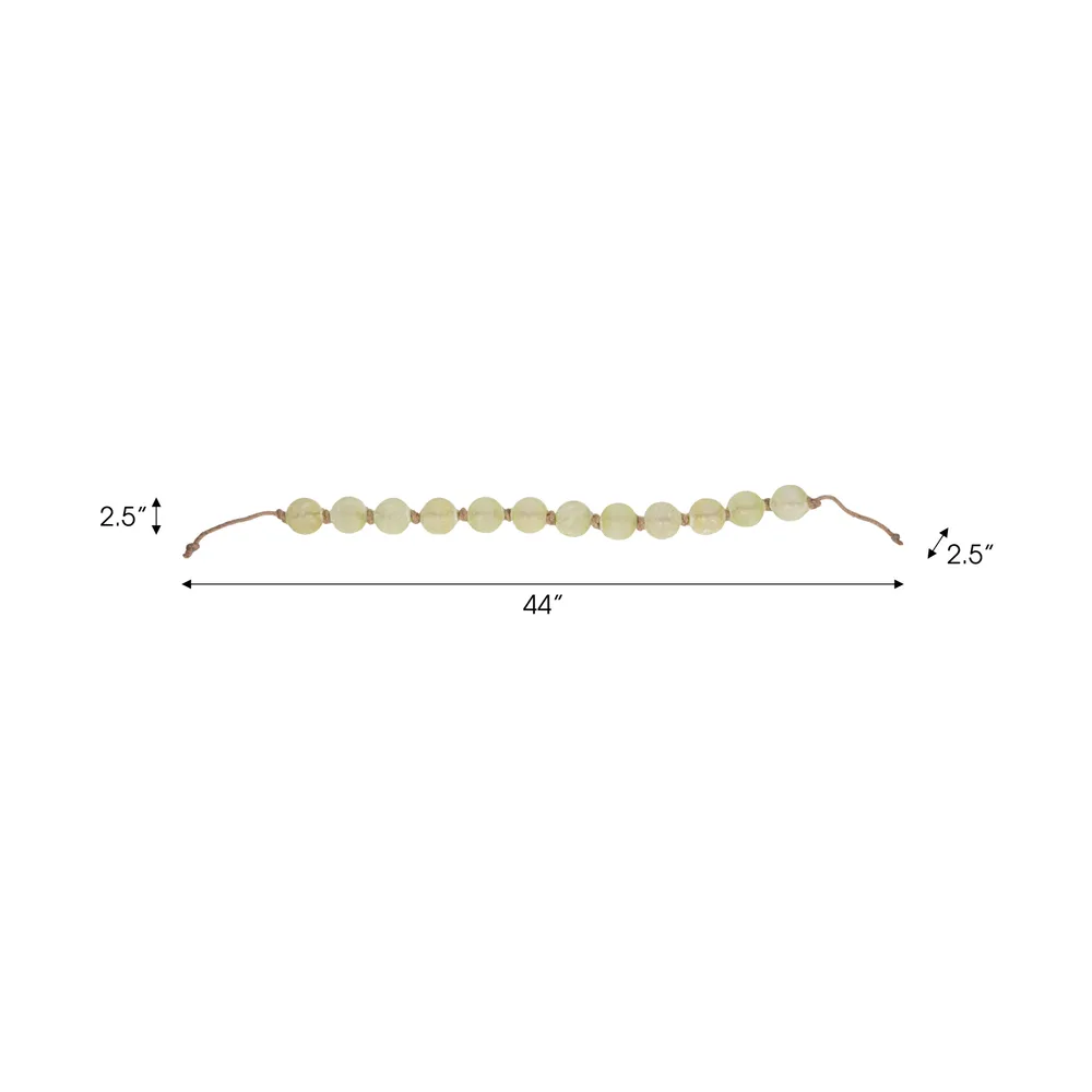 HARLAN GREEN BEAD 3 (IN)