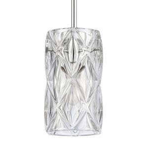 Forma de Crystal 17.5'' Wide 6-Light Pendant - Polished Chrome 3