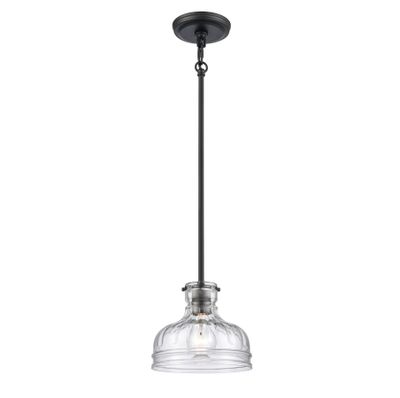 Orinoco 8″ Wide 1-Light Mini Pendant - Matte Black