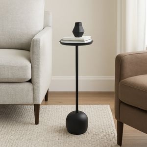 ELDREDCLIFF BLACK ACCENT TABLE 25 (IN) 11