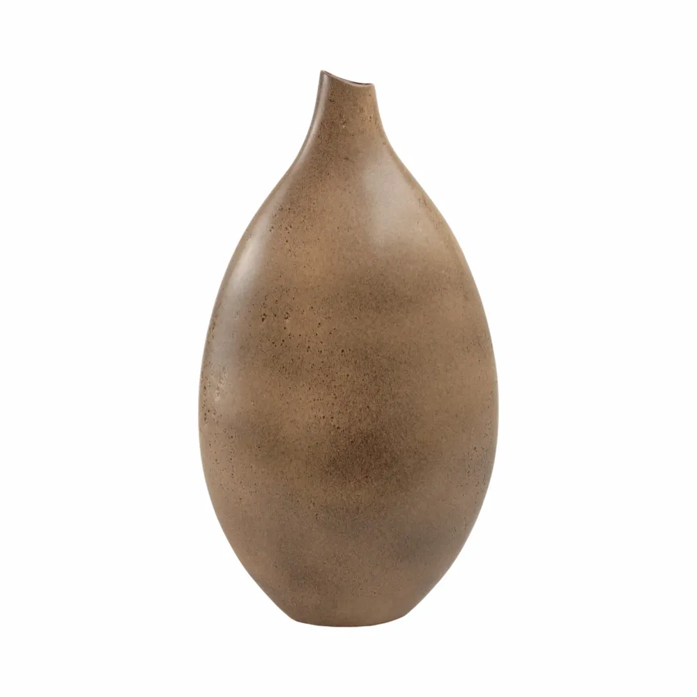 CABOTPARK BROWN VASE 21 (IN)