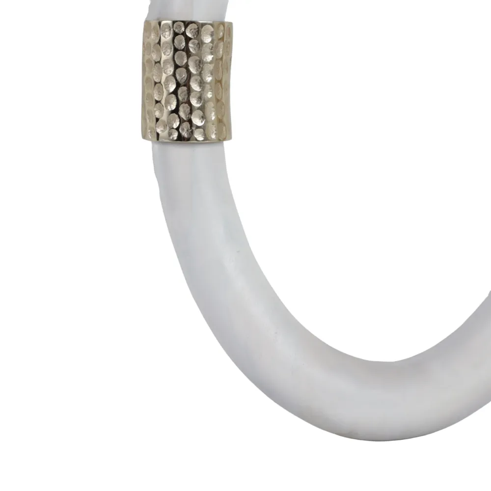 WESTONSHAW SET OF 3 WHITE WALL SCULPTURES 14 (IN)