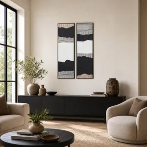 BRAMPORT SET OF 2 BLACK ART 70 (IN) 12