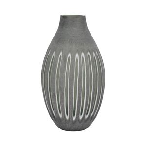 DESMONDCROSS GREEN GLASS VASE 17 (IN) 4
