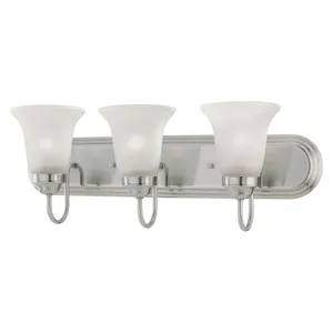 Whitmore 24'' Wide 3-Light Vanity Light - Satin Pewter 1
