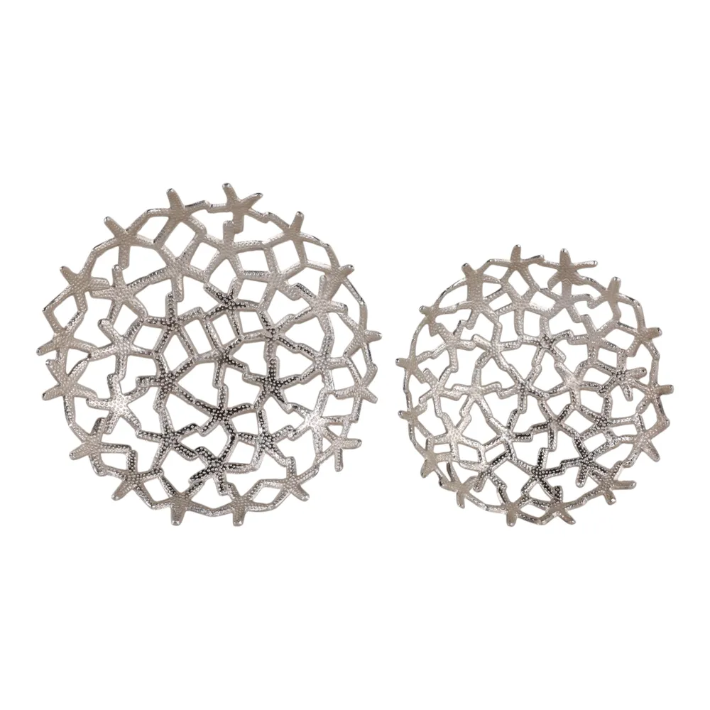 BELLCREST SET OF 2 SILVER BOWLS 5 (IN)