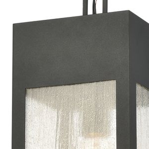 Angus 7'' Wide 1-Light Outdoor Pendant - Charcoal 3