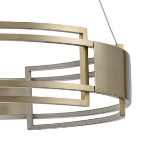 Fashionista 24'' Wide Integrated LED Chandelier - Bronze 4