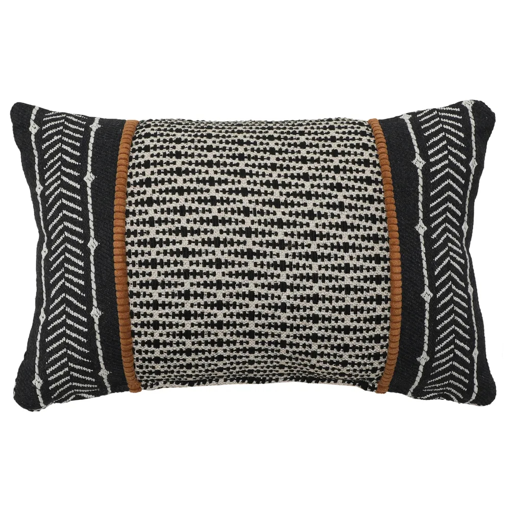 Summit Trail Onyx Pillow - 12x18