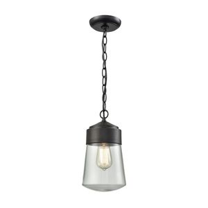Mullen Gate 6'' Wide 1-Light Outdoor Pendant - Oil Rubbed Bronze 1