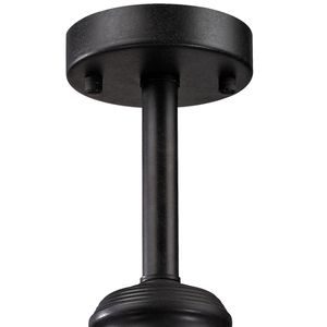Glendora 20'' Wide 5-Light Semi Flush Mount - Wrought Iron Black 5