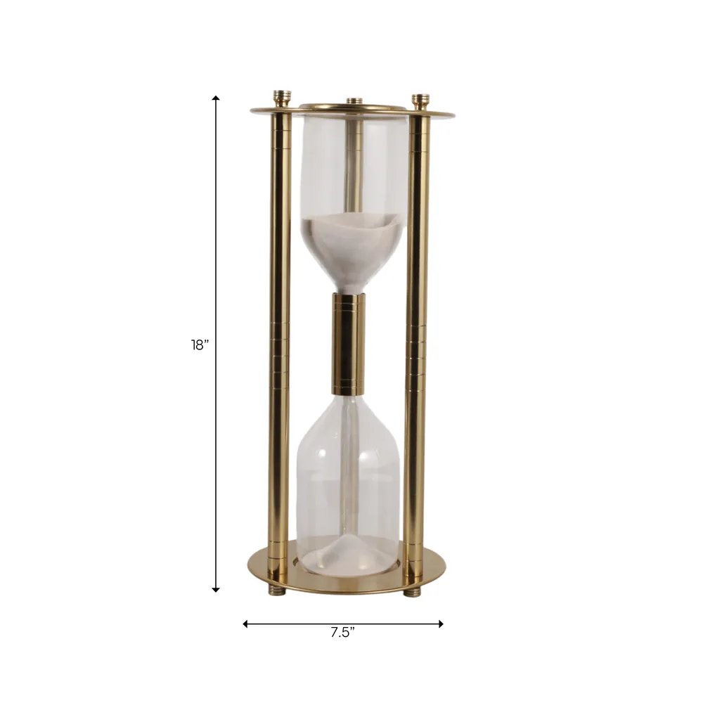 ELMWORTH GOLD HOURGLASS 18 (IN)