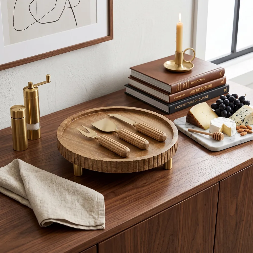 HAXWICK BROWN SERVEWARE 4 (IN)