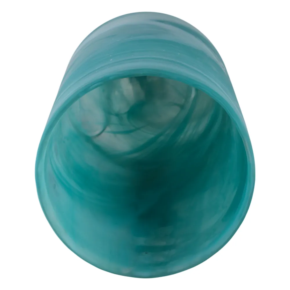 PARKERGROVE TURQUOISE GLASS VASE 15 (IN)