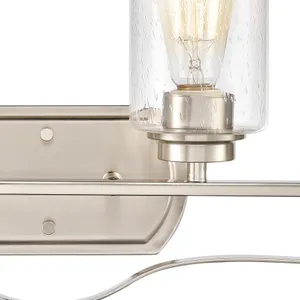 Market Square 28'' Wide 4-Light Vanity Light - Brushed Nickel 4