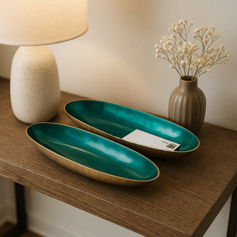 DEMPSEYFORD SET OF 2 GOLD BOWLS 5 (IN)