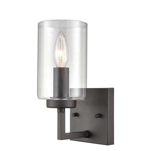 West End 9.25" High 1-Light Sconce - Oil Rubbed Bronze