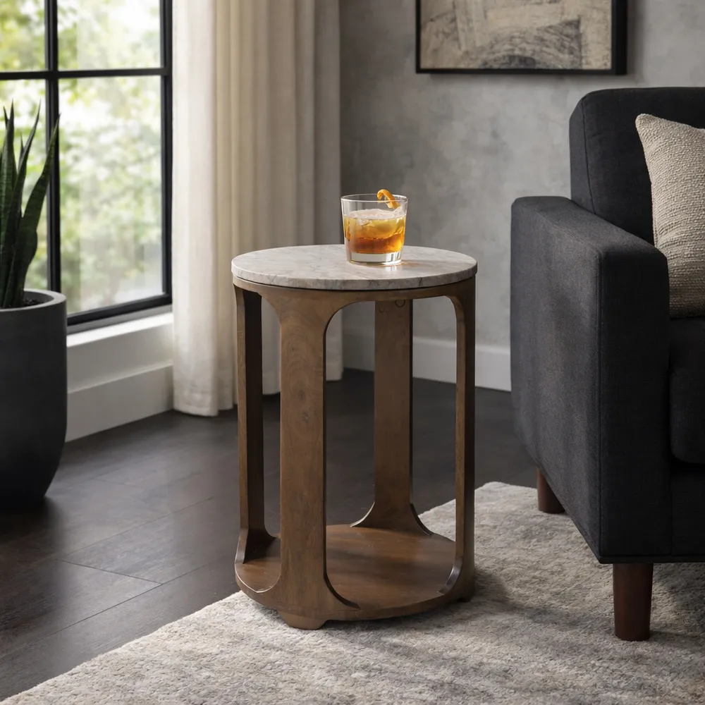 DASHHAVEN BROWN TABLE 23 (IN)