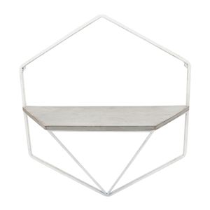 IRVINGMILL SET OF 2 WHITE WALL SHELF 17 (IN) 3