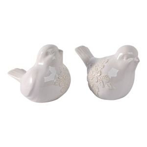 FERNRUN SET OF 2 IVORY GARDEN STATUARY 6 (IN) 3