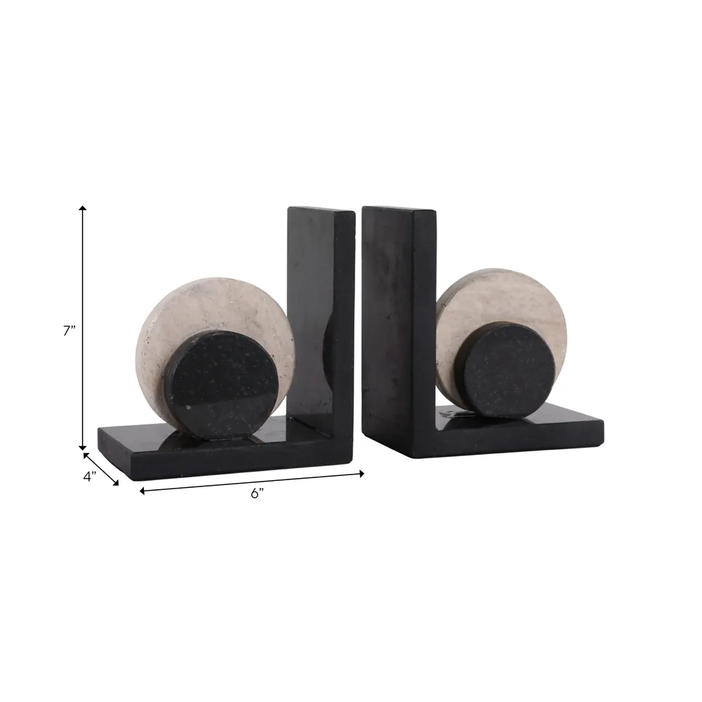 VERNONPARK BLACK BOOKEND 7 (IN)