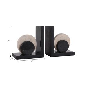 VERNONPARK BLACK BOOKEND 7 (IN) 7
