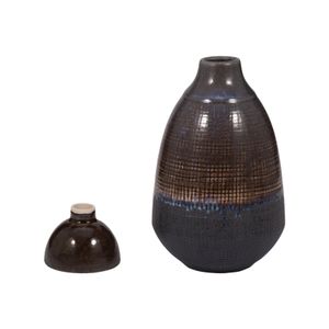 CARLINFIELD BROWN VASE 12 (IN) 5