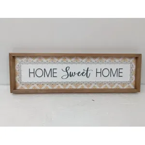 Home Sweet Home Metal Sign 20x6in 1