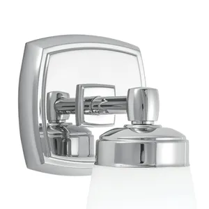 Soft Square 8.5'' High 1-Light Sconce - Chrome 3