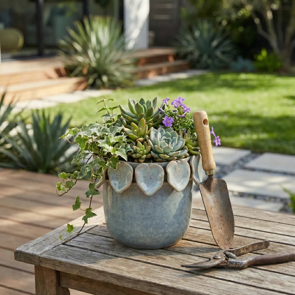 SLATERCLIFF BLUE PLANTER 5 (IN)
