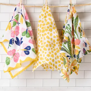 Bloom & Flutter Cotton Kitchen Towels (Set of 3) 3