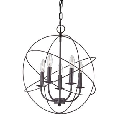 Williamsport 18'' Wide 5-Light Chandelier - Oil Rubbed Bronze