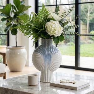 HANSONWORTH BLUE VASE 15 (IN) 10