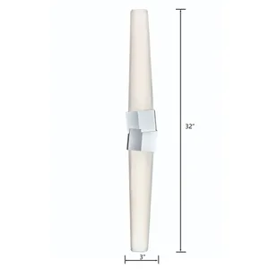 Ciro 32'' High Integrated LED Sconce - Chrome 2
