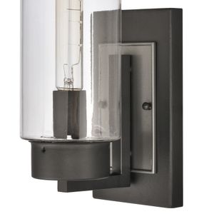 Garity 18'' High 1-Light Outdoor Sconce - Textured Black 4
