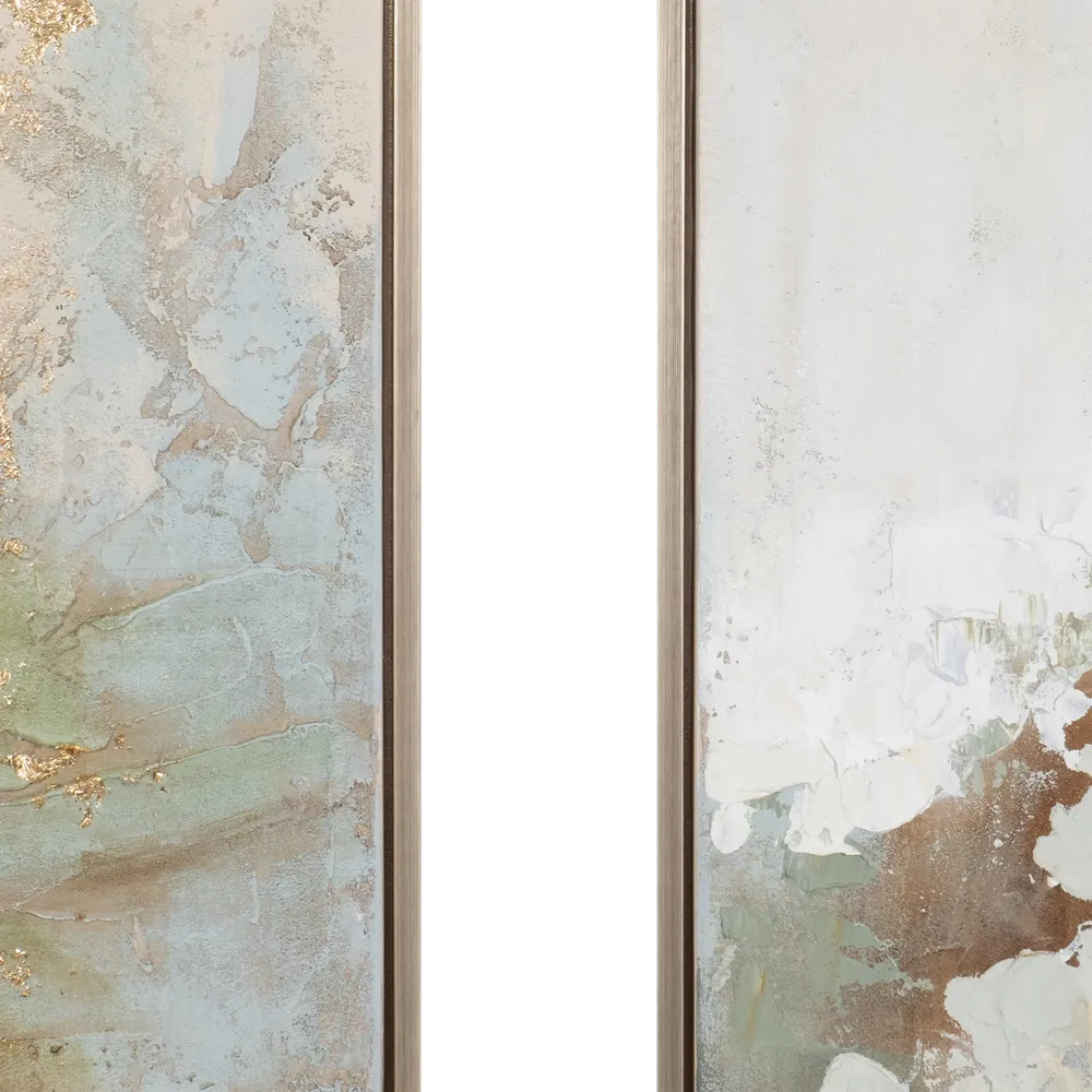 ELDERBEACH SET OF 2 BROWN ART 70 (IN)