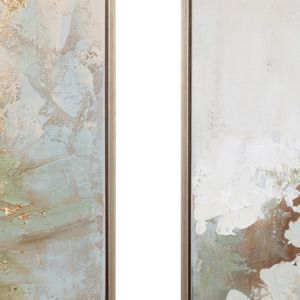 ELDERBEACH SET OF 2 BROWN ART 70 (IN) 7