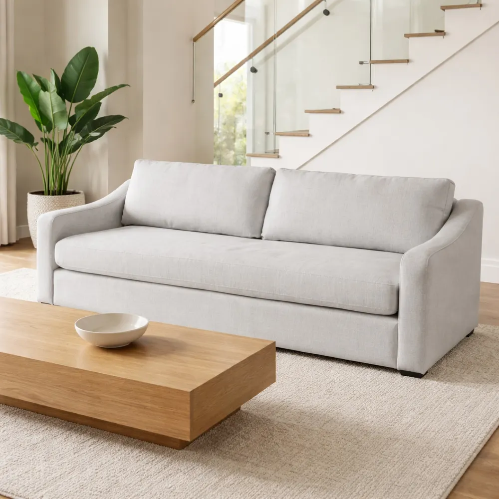 ROMANTON GRAY SOFA 95 (IN)