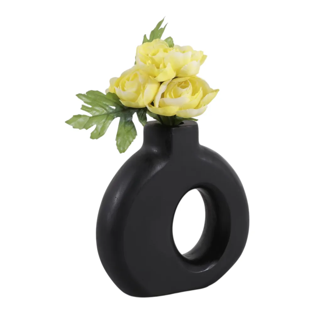 GRIFFINMOOR BLACK VASE 7 (IN)