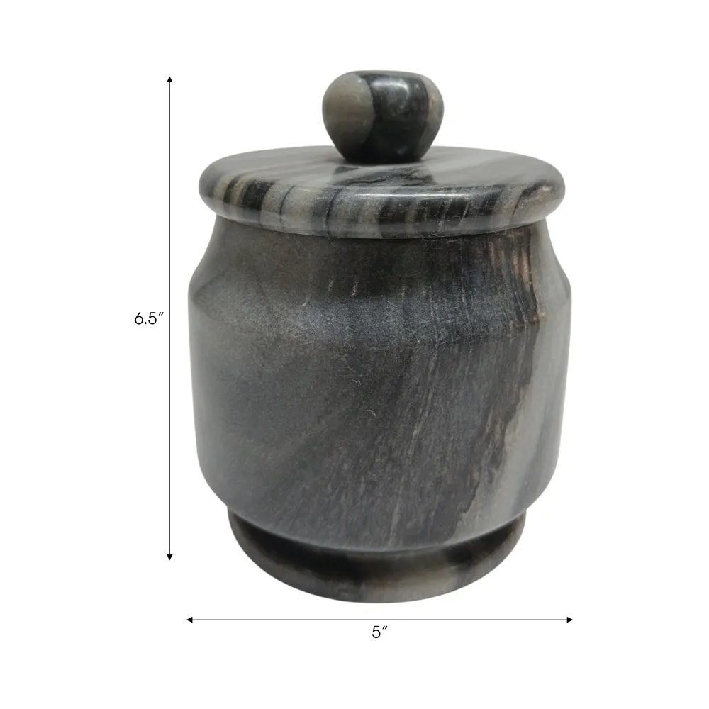 CHLOEMORE GRAY JAR 7 (IN)