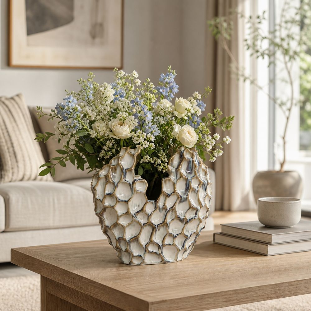 GILBERTBURN IVORY VASE 12 (IN)