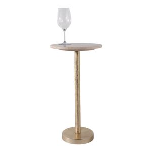 BIRCHWORTH IVORY ACCENT TABLE 25 (IN) 3