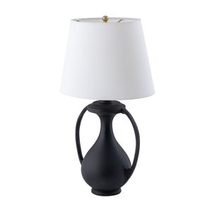 Anpell 25'' High 1-Light Table Lamp - Black 2
