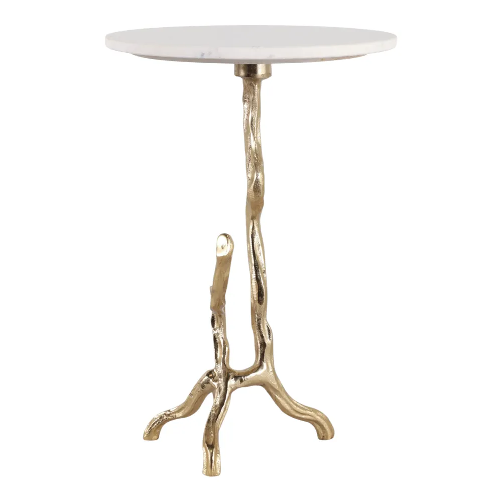 BRAE WHITE TABLE 22 (IN)