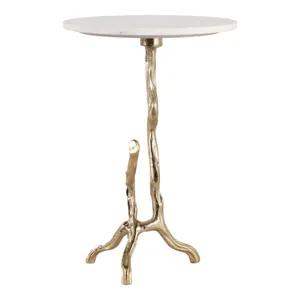 BRAE WHITE TABLE 22 (IN) 4