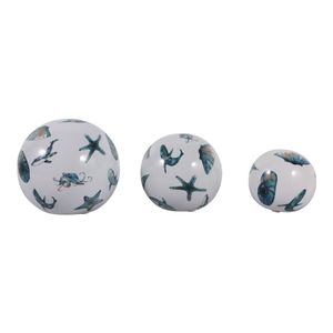 GILBERTDALE SET OF 3 BLUE ORBS 6 (IN) 4